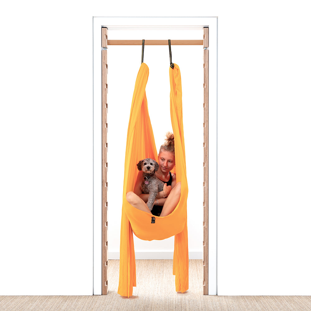 FatMonkey Sprossenwand: Ideal für Hängesessel, Therapie-Tücher, Yoga-Tücher, Entspannung, Therapie und Fitness im Türrahmen