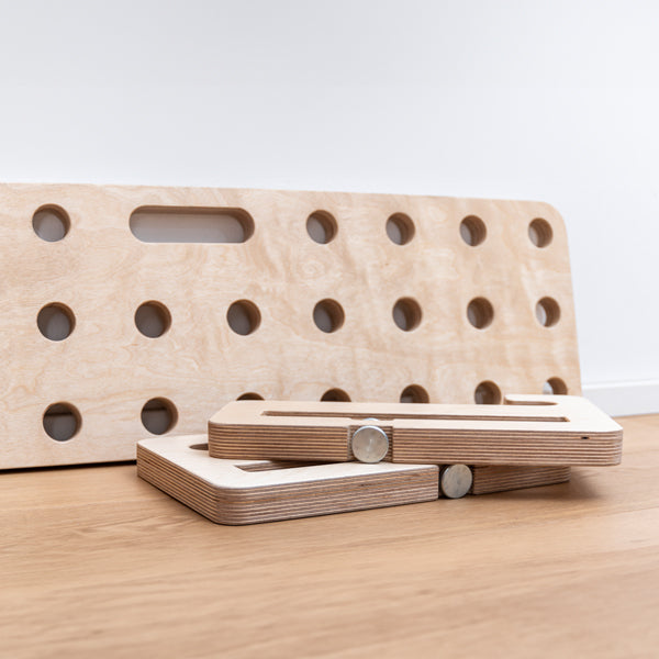 FatMonkey Board: werkzeuglos zerlegbar, flexibel und platzsparend für Fitness, Training, Balanceboard und Workout-Plattform im Home Gym