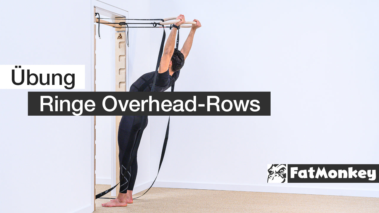 Übung: Ringe Overhead Rows (mit Video) | FatMonkey